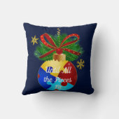 自閉症のクリスマス·ボーブル クッション (裏面)