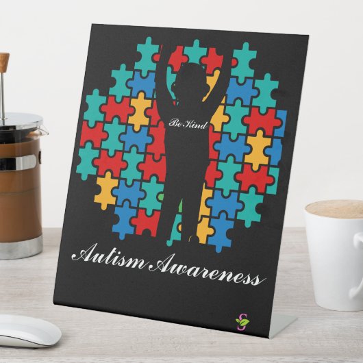 自閉症のサイン 台座サイン (インサイチュ)