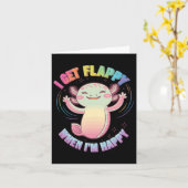 自閉症のサポートAxolotlをスティミング時にフラッピーになる カード (黄色い花)