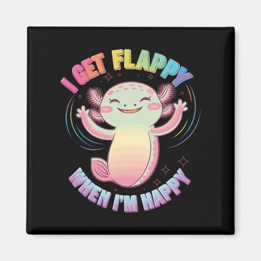 自閉症のサポートAxolotlをスティミング時にフラッピーになる マグネット (正面)