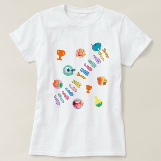 自閉症のシャツ、我々は違考えう Tシャツ (デザイン正面)