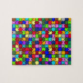 自閉症のジグソーパズル ジグソーパズル (横)