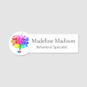 自閉症のスペクトルツリー 名札 (正面)