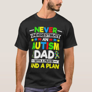 自閉症のパパを過小評価しない – 自閉症アワレネ Tシャツ