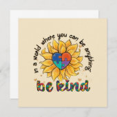 自閉症のヒマワリは優しい (正面/裏面)