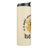 自閉症のヒマワリは優しい タンブラー (回転左)