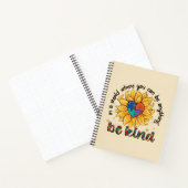 自閉症のヒマワリは優しい ノートブック (内部)