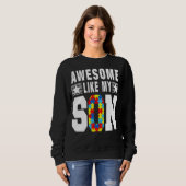 自閉症のプライド素晴らしデイマイソン スウェットシャツ (正面フル)