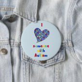 自閉症のボタンで人を愛する 缶バッジ (インサイチュ)