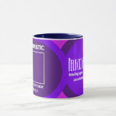 自閉症のボックスコーヒーマグの外に住んでいる マグカップ (中央)