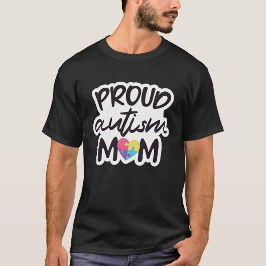 自閉症のママです Tシャツ (正面)