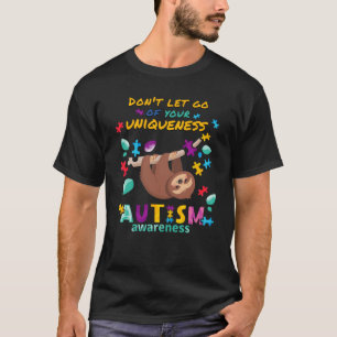 自閉症のユニークさを手放さないパパサポート Tシャツ