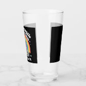 自閉症のラクーンとは格闘しなおもしろいい タンブラーグラス (左)