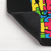 自閉症のラブサイン言語をサポート マウスパッド (コーナー)