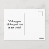 自閉症の与え親が ポストカード (裏面)