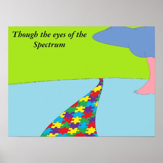 自閉症の世界 ポスター (正面)