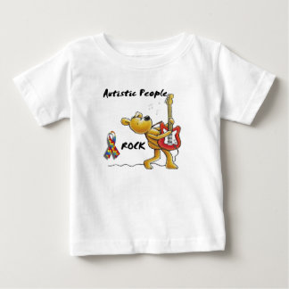 自閉症の人々ロック ベビーTシャツ