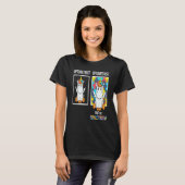 自閉症の人々 眼科医 パズル ユニコーン 神経多様性 Tシャツ (正面フル)