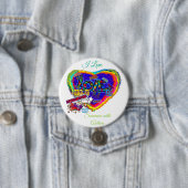 自閉症の人が大好き2ボタン 缶バッジ (インサイチュ)