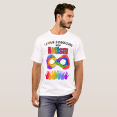 自閉症の人が好き Tシャツ (正面フル)