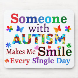自閉症の人が私をスマイルする マウスパッド