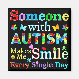 自閉症の人が私をスマイルする マグネット