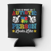 自閉症の人が自閉症のように見える 缶クーラー (正面)