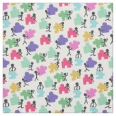 自閉症の人の織物 ファブリック (見本)