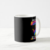 自閉症の人は私にASL教え認識度auを持っている コーヒーマグカップ (正面右)