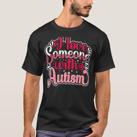 自閉症の人への愛 1 Tシャツ (正面)