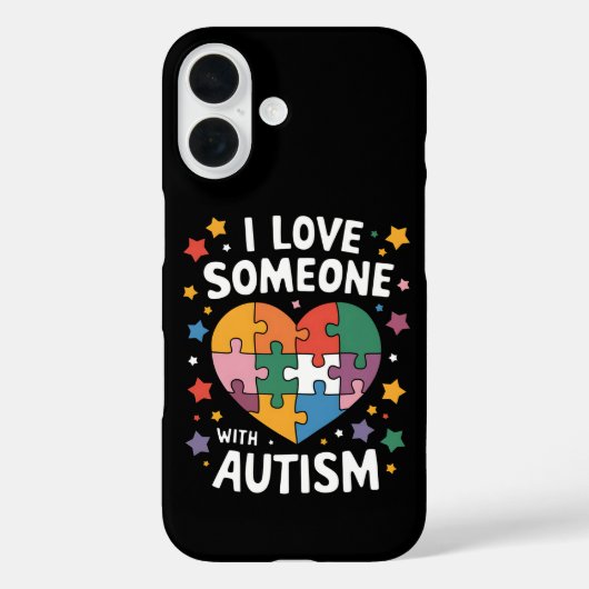 自閉症の人を愛している 自閉症の理解 Case-Mate iPhoneケース (裏面)