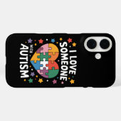 自閉症の人を愛している 自閉症の理解 Case-Mate iPhoneケース (裏面 (横))