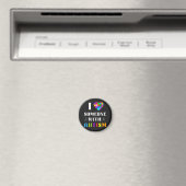 自閉症の人を愛してる マグネット (インサイチュ (食洗機))