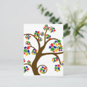 自閉症の人生の木 ポストカード (スタンド正面)