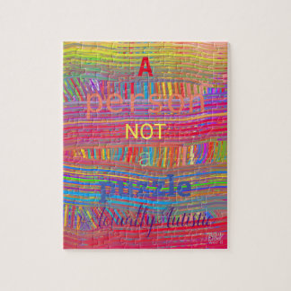 自閉症の人-パズルでない人 ジグソーパズル