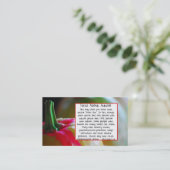 自閉症の名刺についてのカボチャ事実 名刺 (スタンド正面)