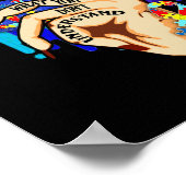 自閉症の唇を理解していないものを判断してはいけない ポスター (角)