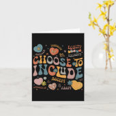 自閉症の問題を含めることを選択 カード (黄色い花)