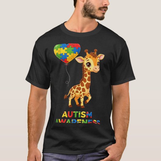 自閉症の啓発 Tシャツ (正面)