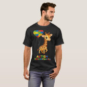 自閉症の啓発 Tシャツ (正面フル)