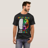 自閉症の天才パズルピース 自閉症啓発 Tシャツ (正面フル)