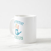 自閉症の天才 コーヒーマグカップ (正面左)