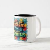 自閉症の天才 ツートーンマグカップ (正面右)