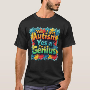 自閉症の天才 Tシャツ