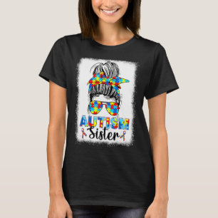 自閉症の姉妹メッシーブン自閉症の意識 Tシャツ
