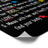 自閉症の娘の自閉症啓発支援ママパパ ポスター (角)