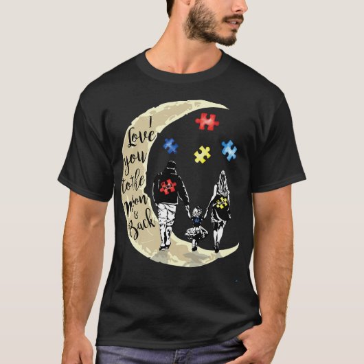 自閉症の娘、FAを一人きりでサポートしない Tシャツ (正面)