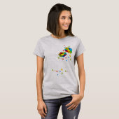 自閉症の子どもたちは、私の世界のBCBA RBT ABA Therapi Tシャツ (正面フル)