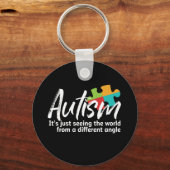 自閉症の子どもの認知と支援 キーホルダー (正面)
