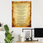 自閉症の子供の目を通して ポスター (ホームオフィス)